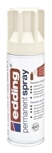 PINTURA ACRILICA EDDING 5200921 PERMANENT SPRAY 200 ml  BLANCO CREMA MATE