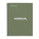 CUADERNO MR46049 NB1 A4 80 CLA 90G EMOTIONS VERDE      