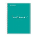 CUADERNO MR46691 NB8 A4 160 CLA 90G PP EMOTION TURQUESA