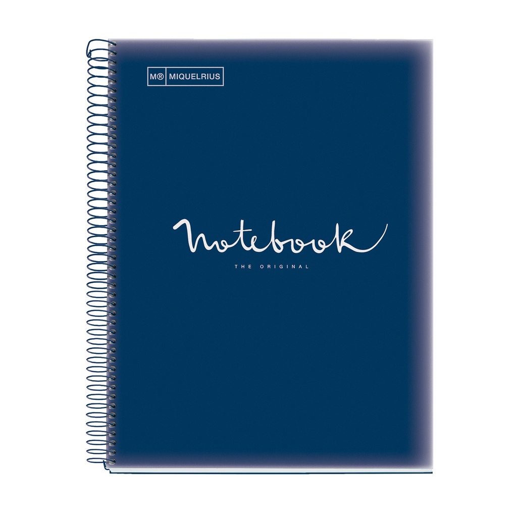 CUADERNO MR46693 NB8 A4 160 CLA 90G PP EMOTION MARINO