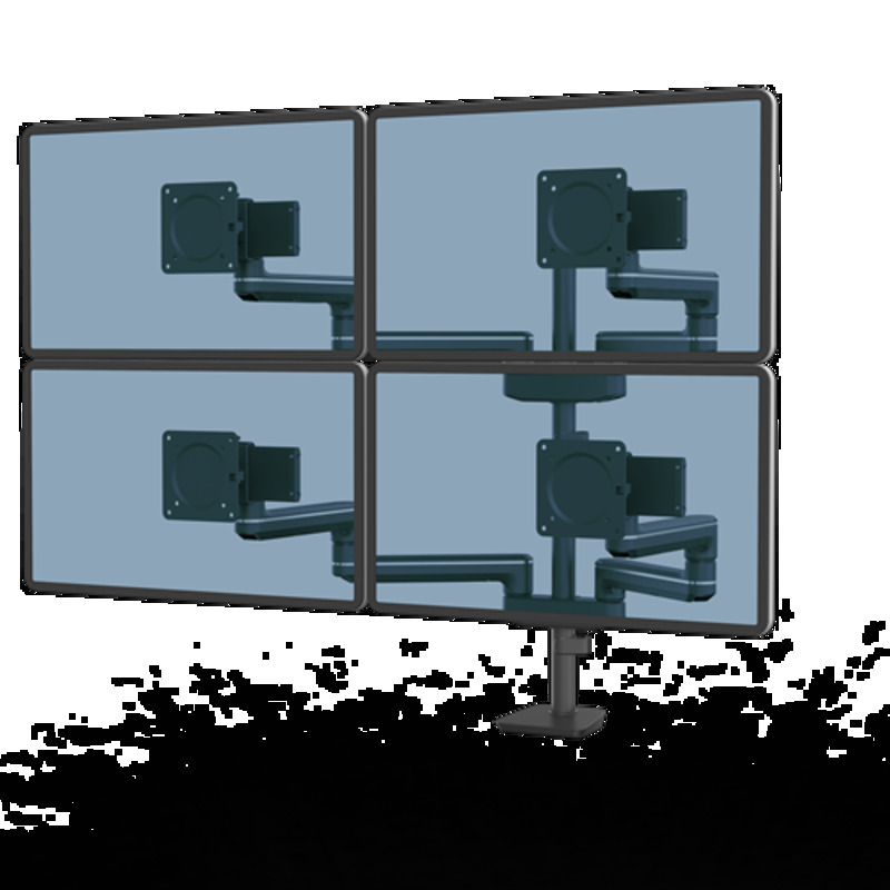 BRAZO FELLOWES 8610001  PARA MONITOR TALLO MODULAR™ 4FFS NEGRO