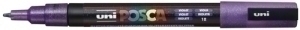 ROTULADOR UNI-BALL 265462000 POSCA NO PERM. 0,9 (PC-3ML) PURPURINA 0,9 (PC-3ML) PURPURINA 