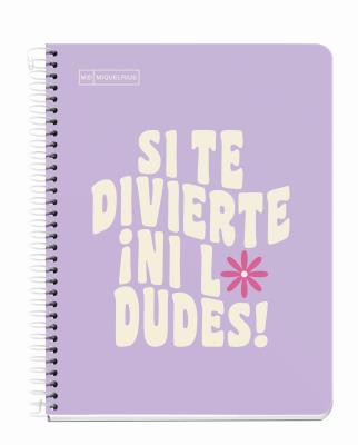 CUADERNO MR42219 NB1 A5 100 CLA 90G MESSAGES LAVANDA