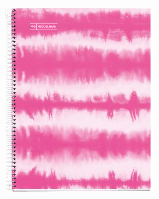 CUADERNO MR44742 NB4 A4 120 CLA 90G TIE DYE ROSA NEÓ