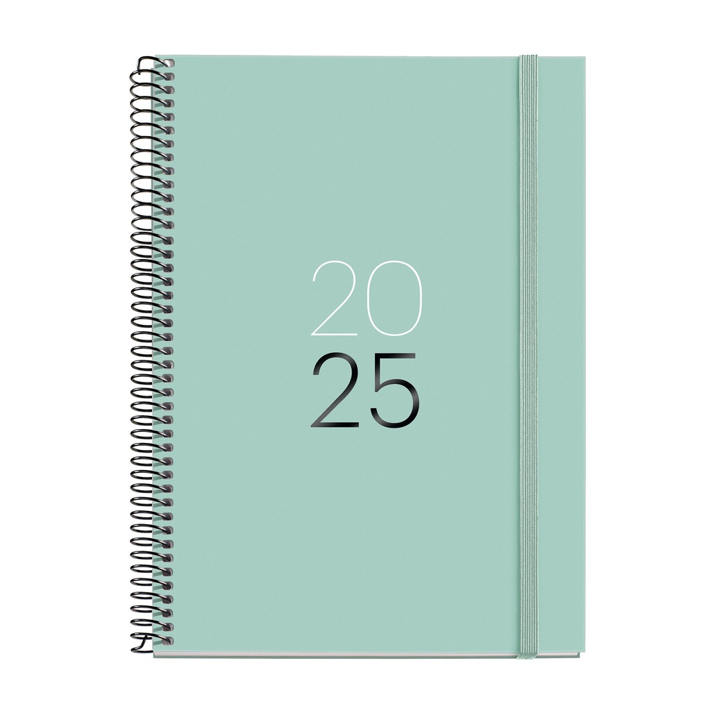 AGENDA MR34448 ESPIRAL PLUS S/V-CAT CALM AQUA 25