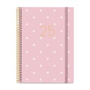 AGENDA MR34474 ESPIRAL PLUS S/V-CAT POLKA DOTS 25