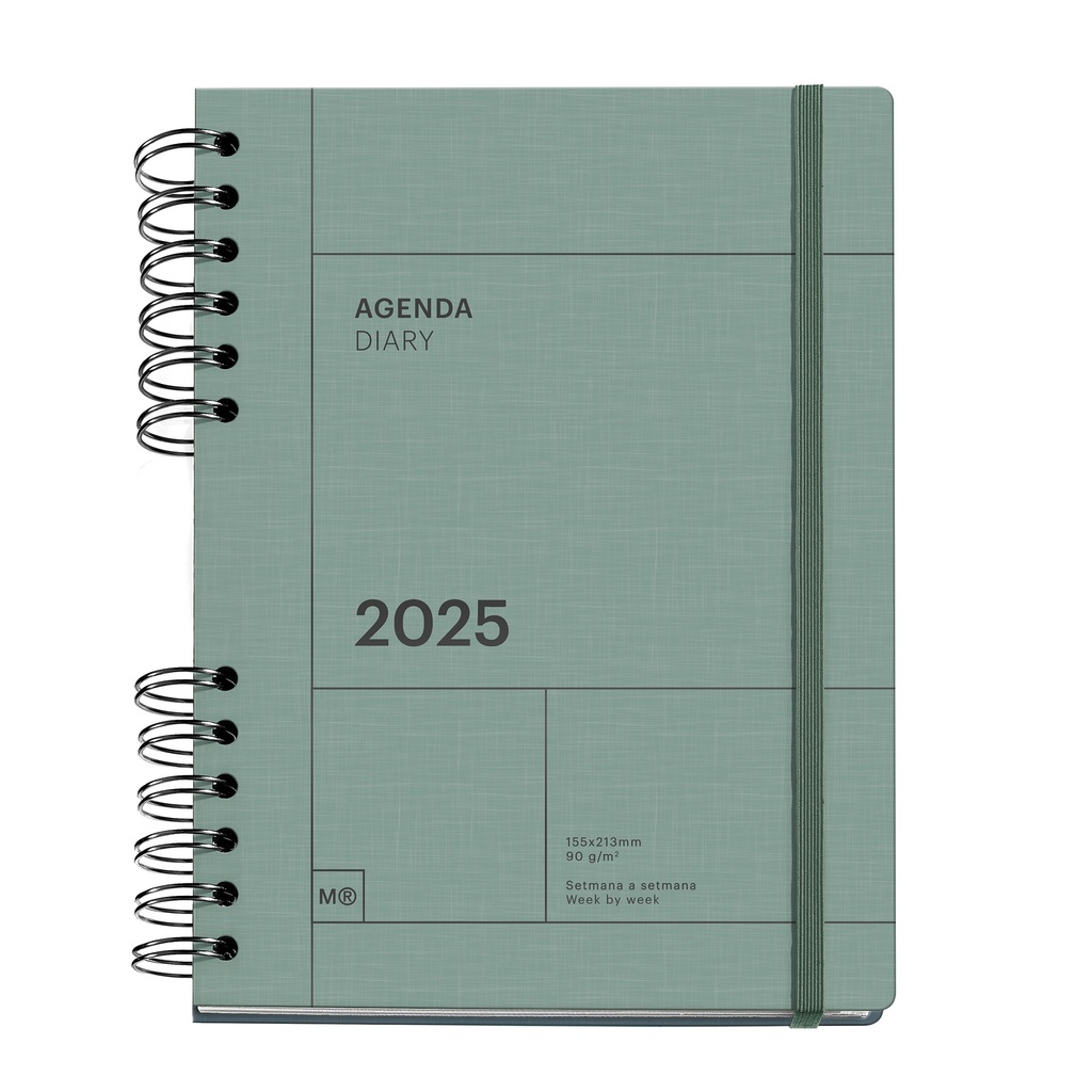 AGENDA MR34496  PLUS W-O S/V-CAT VERDE BASICS 25