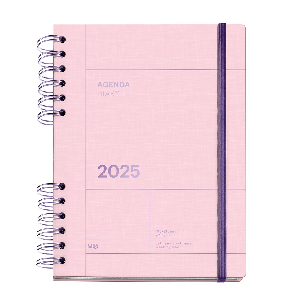 AGENDA MR34497  PLUS W-O S/V-CAT ROSA BASICS 25
