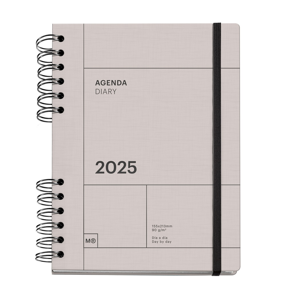 AGENDA MR34789  PLUS W-O D/P GRIS BASICS 25
