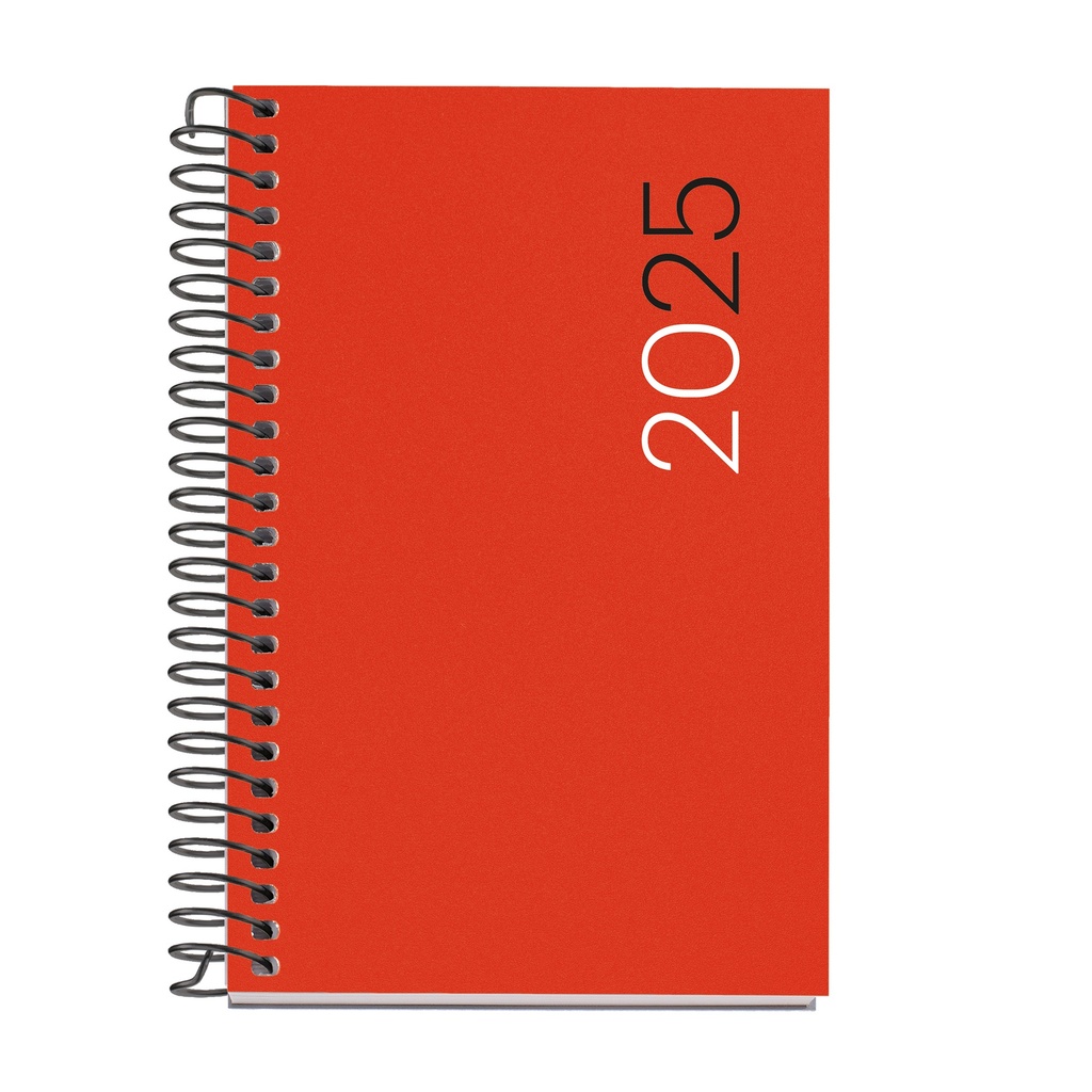 AGENDA MR39437 ESPIRAL CADDY D/P-CAT PP CITY ROJO 25
