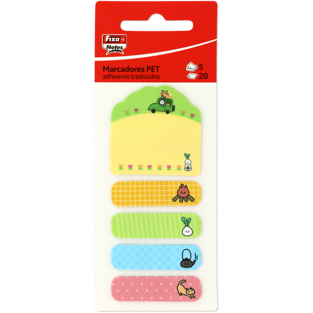 INDICE FIXO 65001599 PACK 5 MARCADORES 20H DISEÑO SURT.