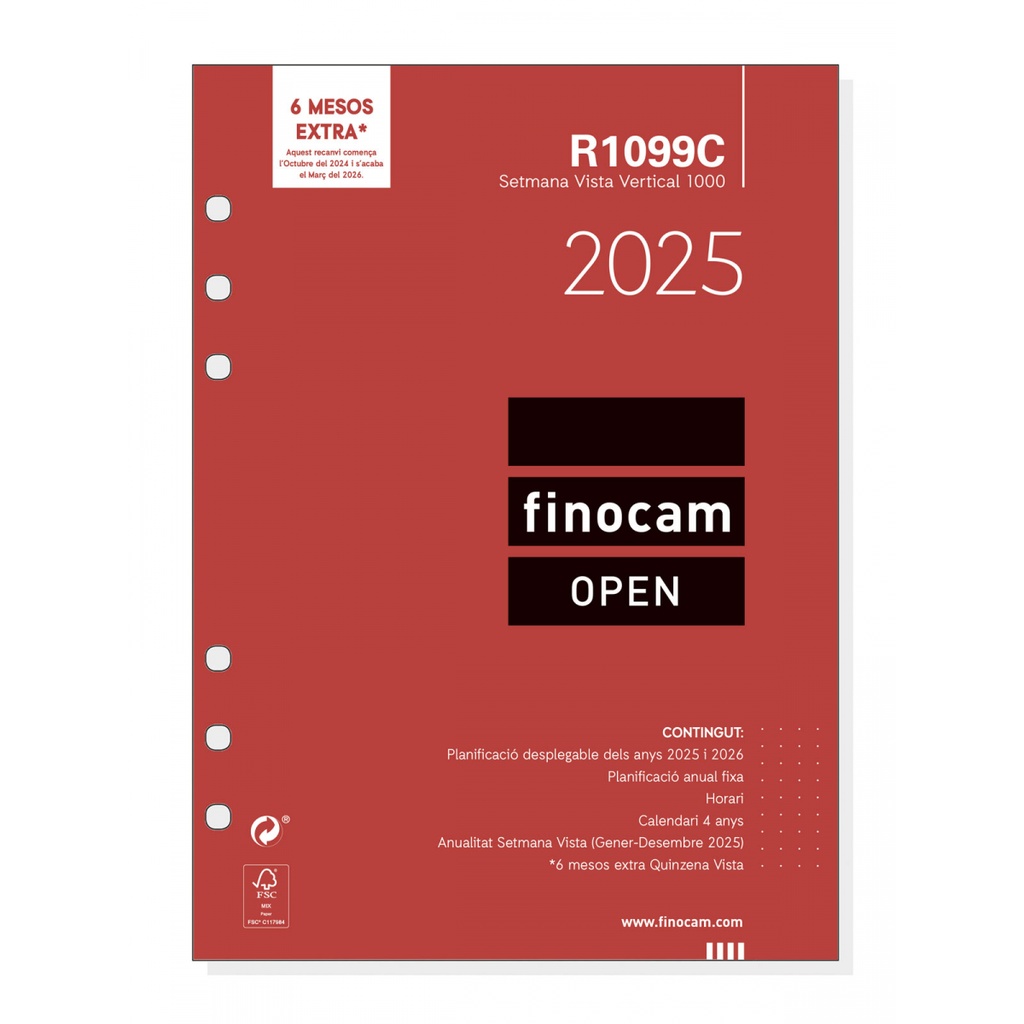 RECAMBIO FINOCAM 711820025 OPEN R1099C REC.ANUAL.1000 SVV 2025 CAT+