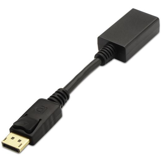 CONVERSOR AISENS A125-0134 DISPLAYPORT A HDMI, DP/M - HDMI A/H NEGRO 15CM