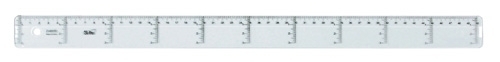 REGLA SAFTA 400950 CRISTAL 50 CENTIMETROS