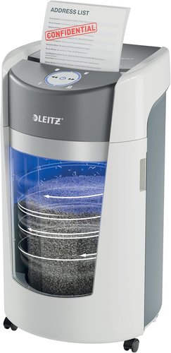 DESTRUCTORA LEITZ 83600000 OPTIMAX OFFICE P5 (10h MICROCORTE) Nv.seg.5 microcorte 2x15mm dep.35L