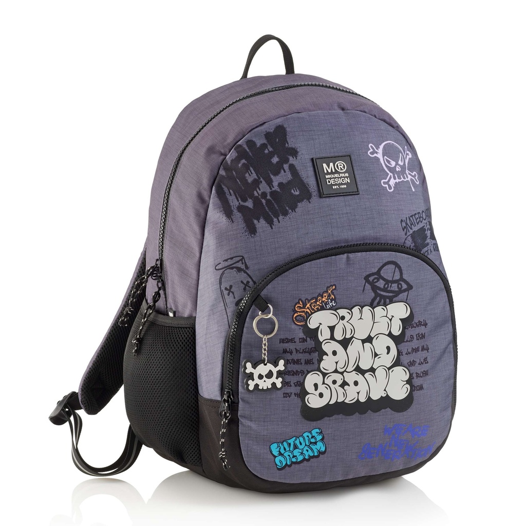 MOCHILA MR19497 DOBLE ROMA RECICL. GRAFFITI