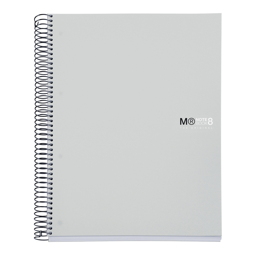 CUADERNO MR42238 NB8 A4 200 P. CUADRICULA PP GRIS