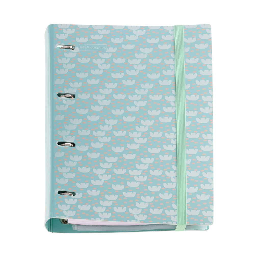 CARPEBLOC MR15116 POLYFOAM CON RECAMBIO A4 4 ANILLAS LEAVEES