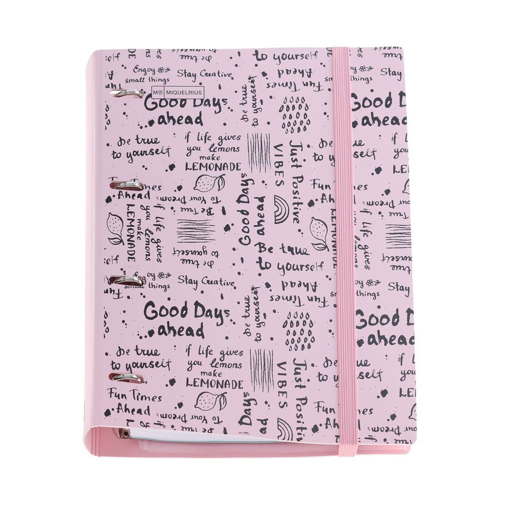 CARPEBLOC MR15115 POLYFOAM CON RECAMBIO A4 4 ANILLAS LEMONADE