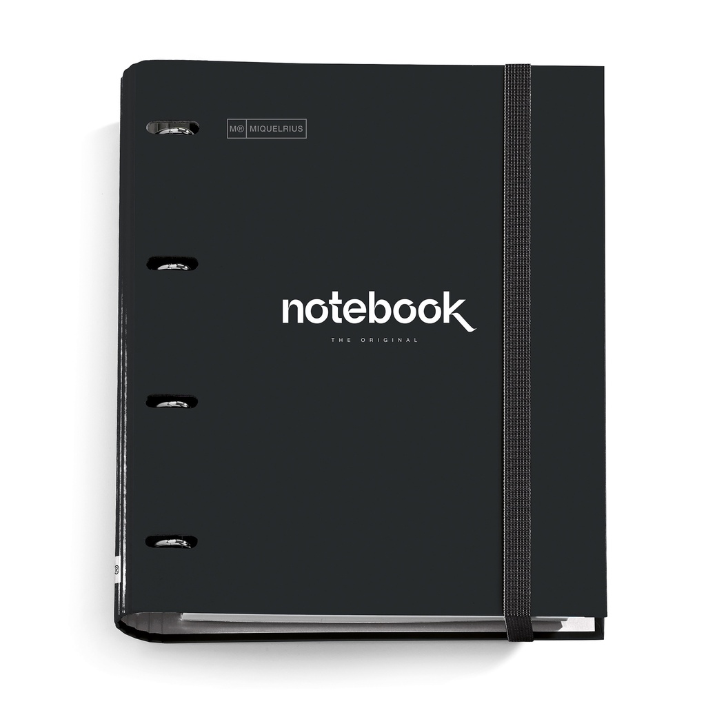 CARPEBLOC MR14899 CON RECAMBIO A4 4 ANILLAS EMOTIONS NEGRO