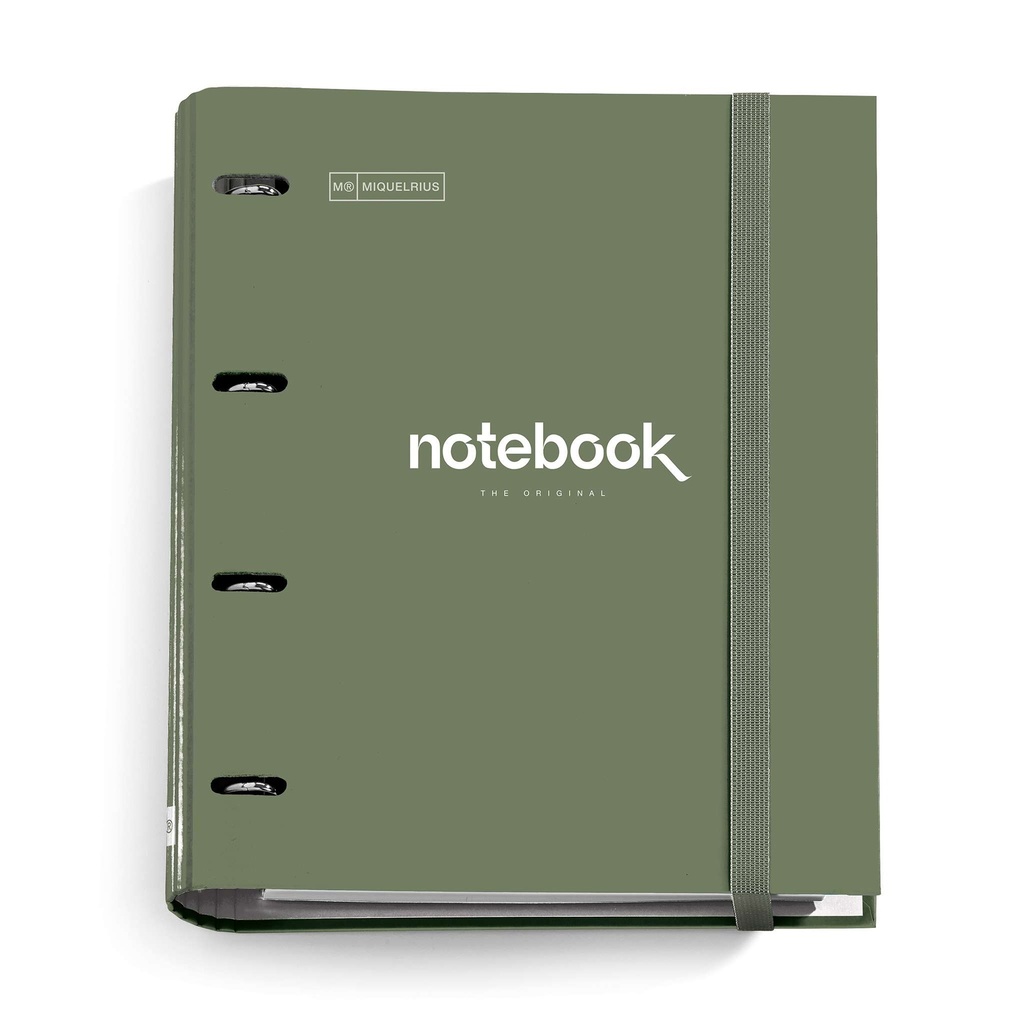 CARPEBLOC MR15099 CON RECAMBIO A4 4 ANILLAS EMOTIONS KAKI