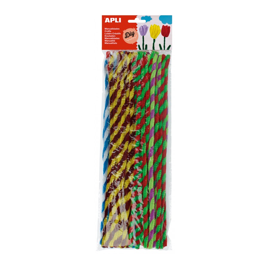 LIMPIAPIPAS APLI 13271 COLORES SURT. TWIST 50UN