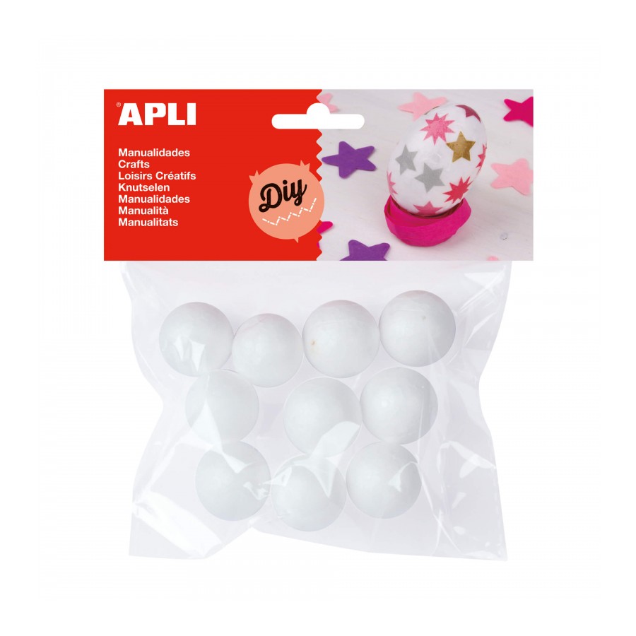 BOLAS APLI 13278 Ø25MM POREXPAN 10UN