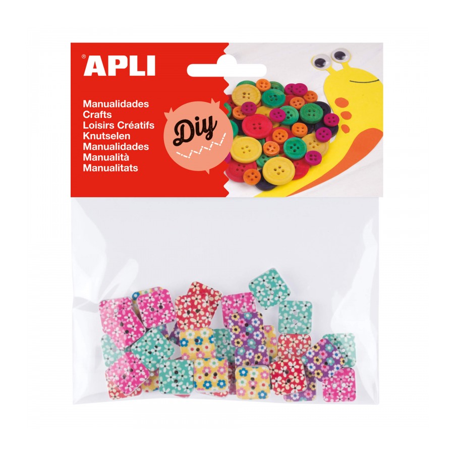 BOTON APLI 14787 ESTAMPADOS 35UN