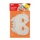 MASCARAS APLI 13684 ANIMALES CARTON 6UN