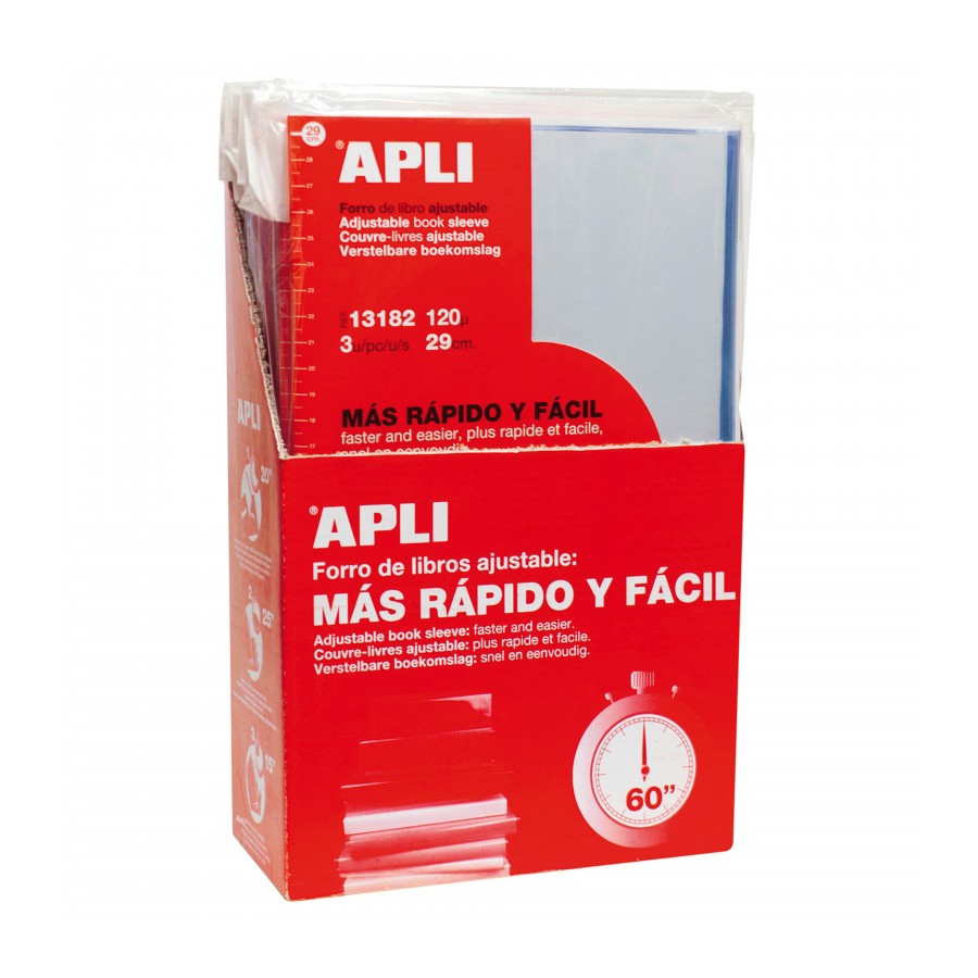 FORRO APLI 13182 290MM AUTOAJUSTABLE 3UN 120MIC.