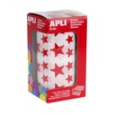 GOMETS APLI 4889 12,5 / 19,5MM ESTRELLA ROJO 2360UN