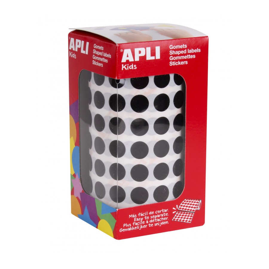 GOMETS APLI 11482 Ø 10,5MM REDONDOS NEGRO 5192UN