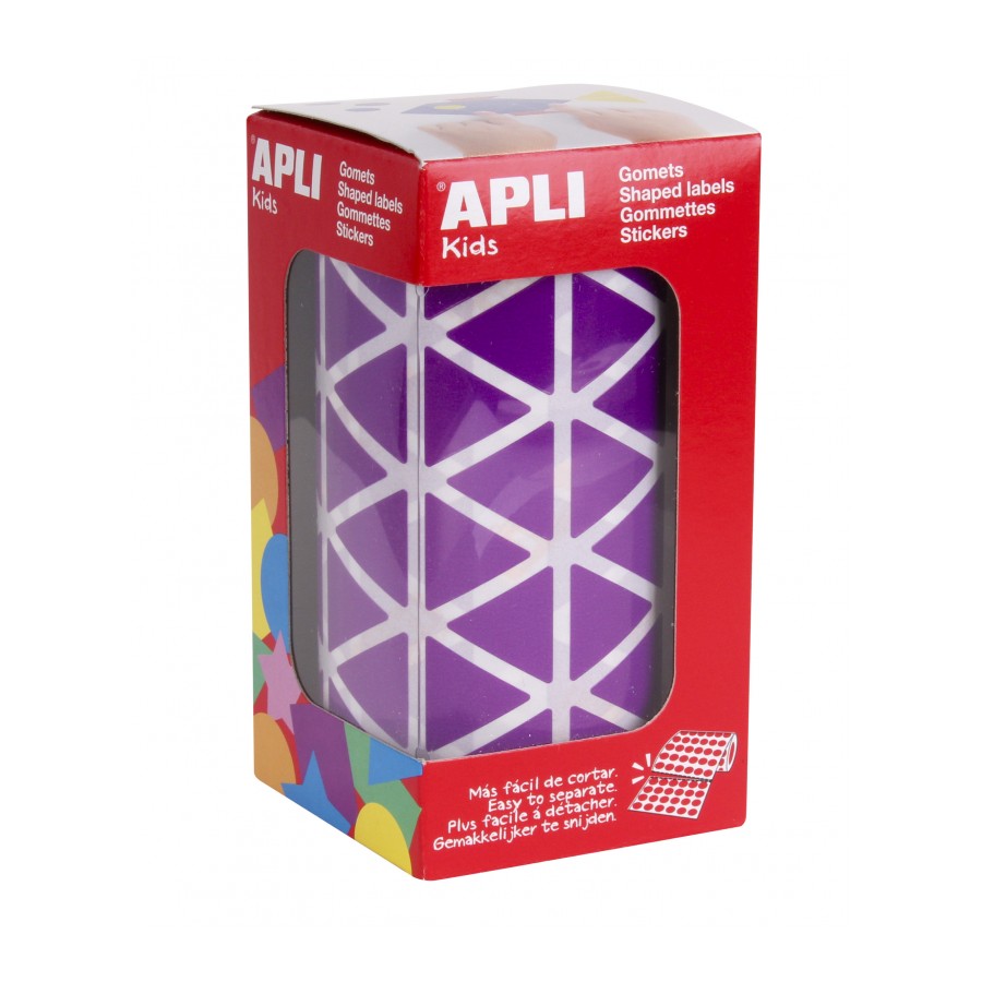 GOMETS APLI 11495 20x20x20MM TRIANG. LILA 2832UN