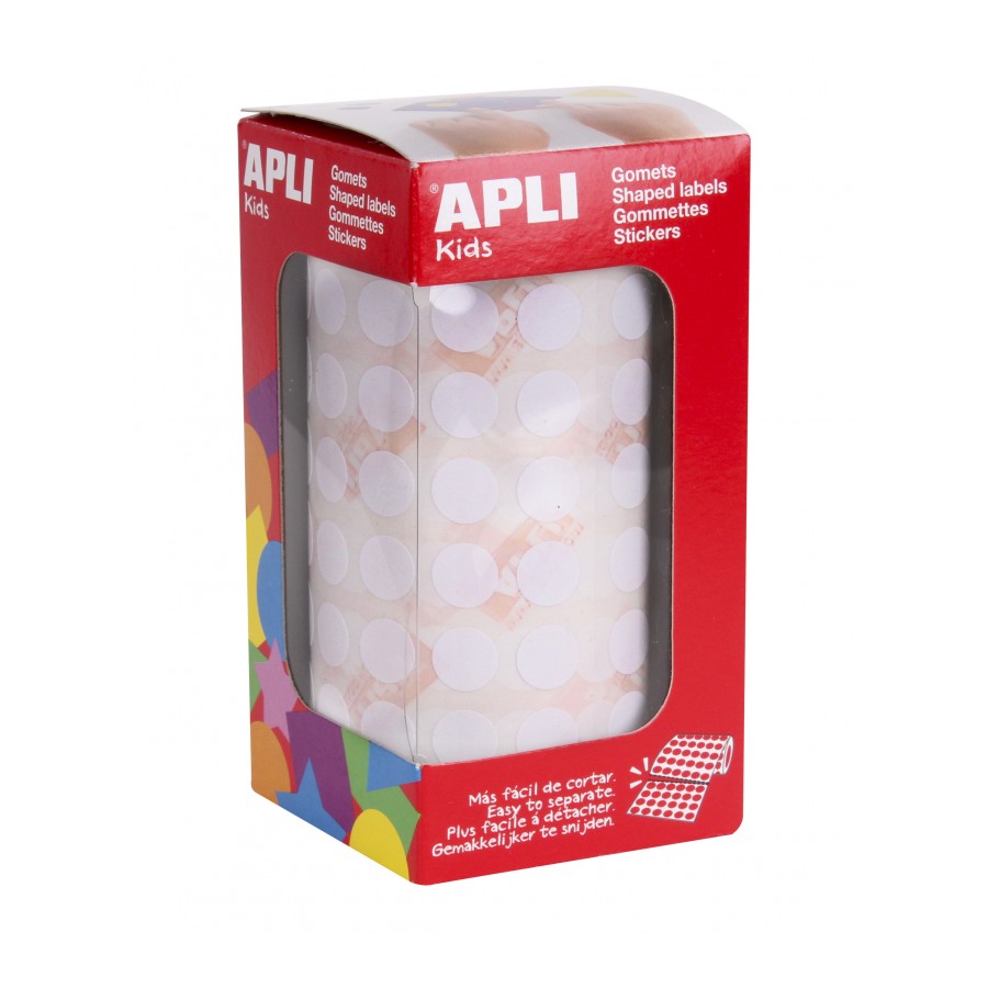 GOMETS APLI 11903 Ø 10,5MM REDONDOS BLANCOS 5192UN