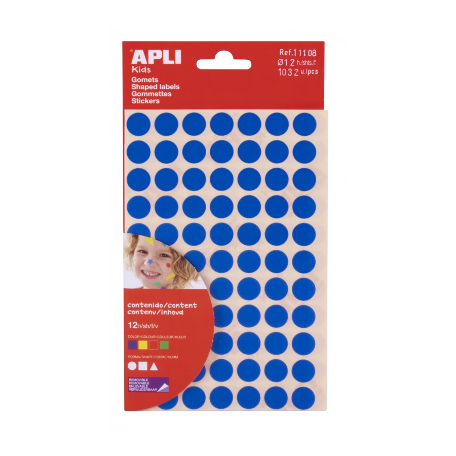 GOMETS APLI 11108 GEOMETRICOS COLORES SURT. 1032UN