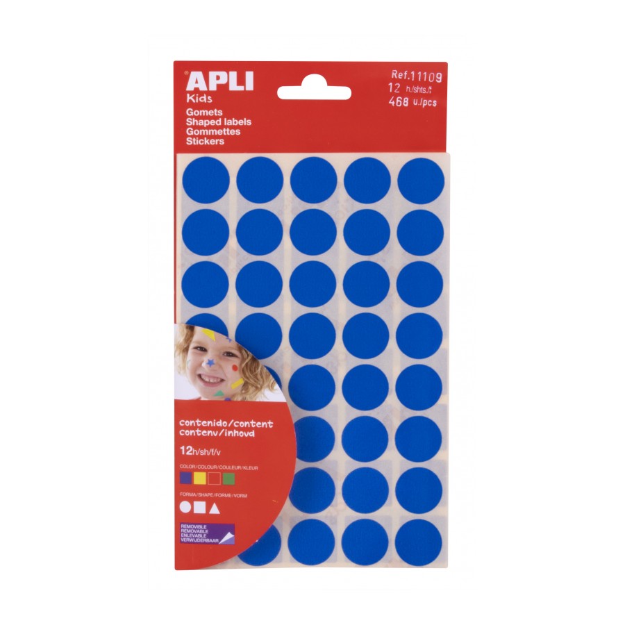 GOMETS APLI 11109 GEOMETRICOS COLORES SURT. 468UN