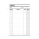 TALONARIO APLI 12691 CAMARERO BOLSILLO 9X14 TRIPLICADO A-141 CAST.