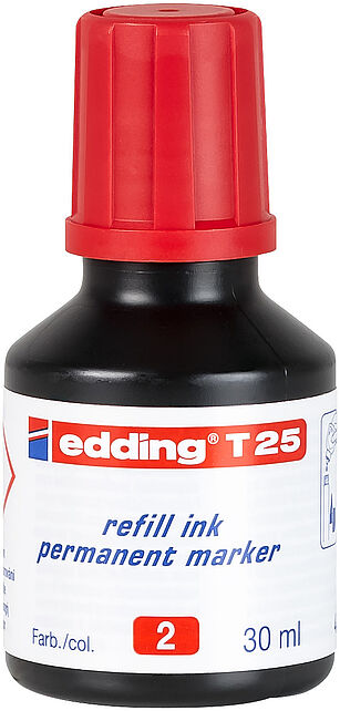 TINTA EDDING T25-02  30ML ROJO