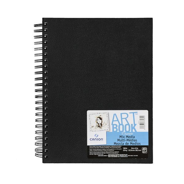 Alb Esp 22,9x30,5 40H Canson Mix Media Art Book  Fino 224g