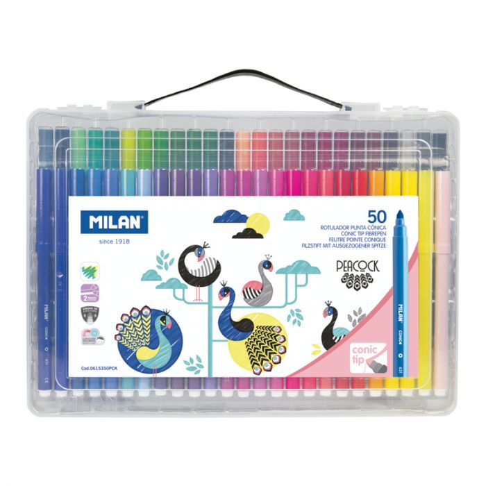 ROTULADORES MILAN 0615350  PUNTA CÓNICA BASE AGUA