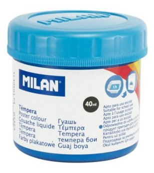 TEMPERA MILAN 0325206 40ML COLOR CIAN