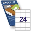 ETIQUETES MULTI 3 04703 70X35 MM. 100 FU