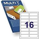 ETIQUETES MULTI 3 04727 99.1X34 MM. 100