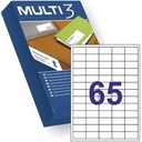 ETIQUETES MULTI 3 10509 38X21.2 MM. 500