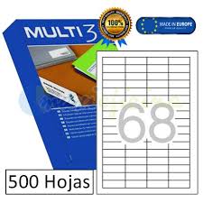 ETIQUETES MULTI 3 10510 48.5X16.9 MM. 50