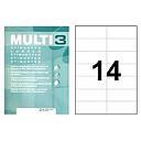 ETIQUETES MULTI 3 10525 105X40 MM. 500 F