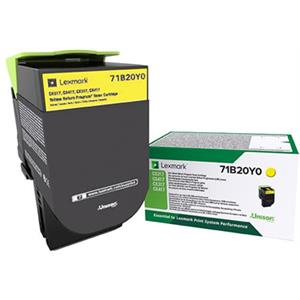 TONER LEXMARK71B20Y0T CS/CX 317/417(23K)Y RETORNABLE AMARILLO CS/CX 517