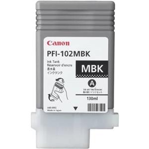 TONER CANON0894B001 PFI102 NEGRO MATE IPF500/600/700 130ML 0894B001AA01