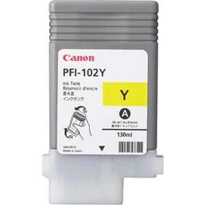TONER CANON0898B001 PFI102 YELLOW IPF500/600/700 130ML 0898B001AA01