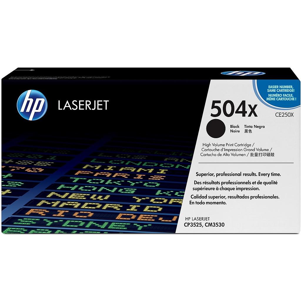 TONER HPCE250XLJ CM3530/CP3525 (105K) Nº504X